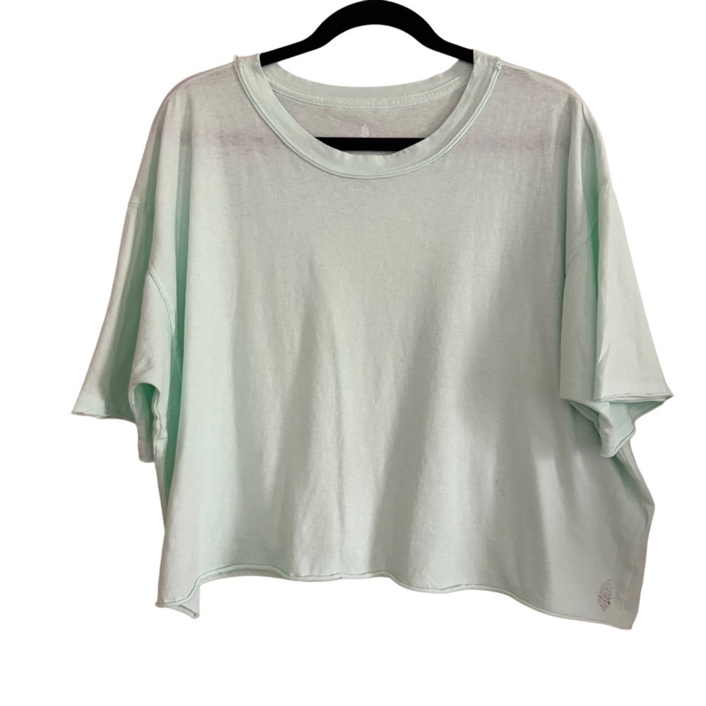 FP Movement by Free People Inspire Boxy Cropped Palmeto Moon Tee Cotton - Picture 4 of 12